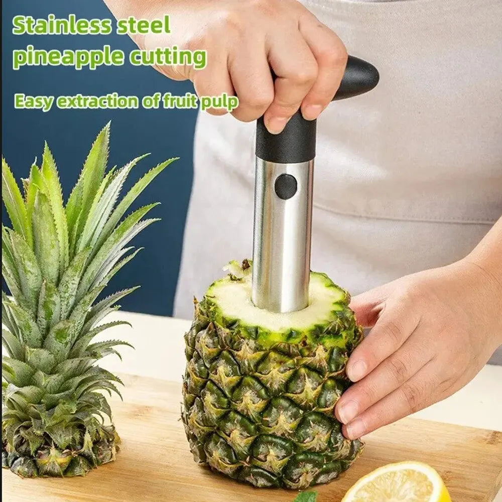 1PCS Spot Stainless Steel Pineapple Peeler Pineapple Corer Slicer Fruit Cutter Easy Slicer Peeler Kitchen Gadget Delivery Fast