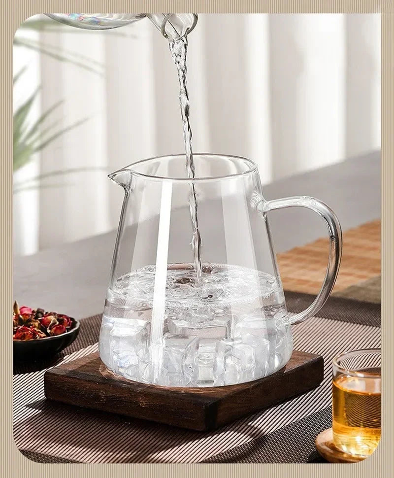 450ml-950ml Heat Resistant Glass Teapot with Stainless Steel Tea Strainer Infuser Flower Kettle Kung Fu Teaware Puer Oolong Pot