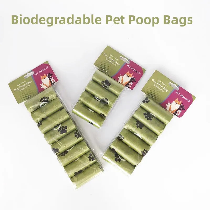 New 2025  Pet Biodegradable Trash Bag Dog Poop Bags Bulk