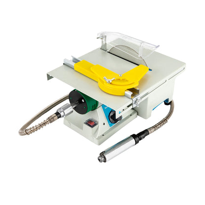 Table Saw 5-in-1 Bench Grinder – 750W Copper Motor, 6" Saw Blades, Adjustable Speed