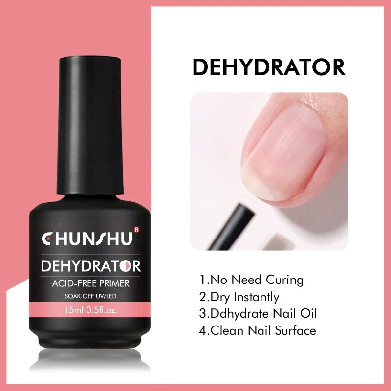 CHUNSHU 6 IN 1 Extension Gel 15ML Builder Nail Gel In A Bottle Semi Permanent Rubber Base Coat Self-leveling UV Construction Gel