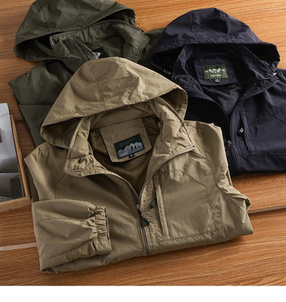 Windbreaker Jackets For Men Motorcycle Military Clothing Waterproof Male 2025