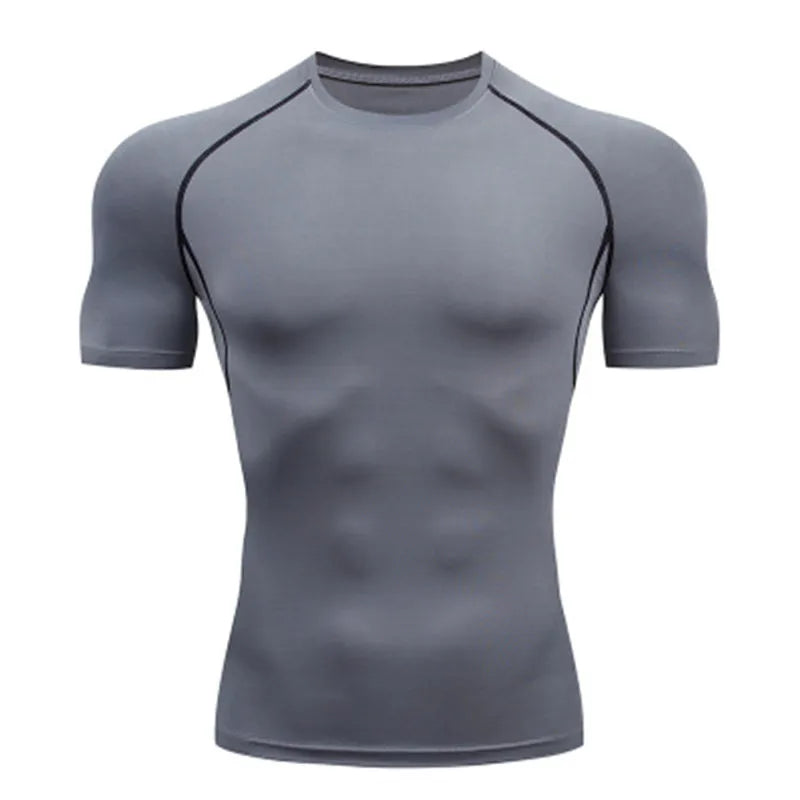 Men's T Shirt Outdoor Training Fitness Gym Jogging Running Sweatshirt 2025