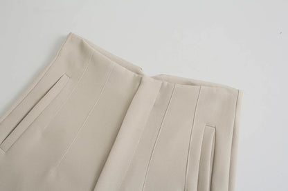 TRAF Fashion Office Wear High waist Pants for Women Formal Pants Office outfits