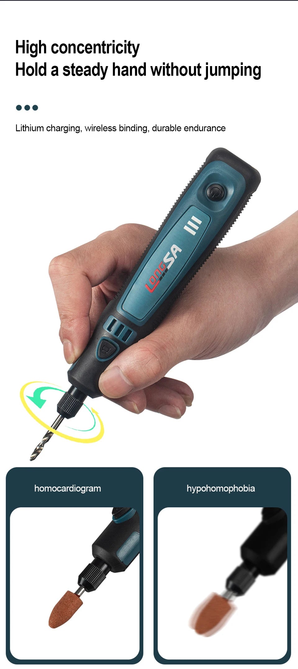 5000-10000-15000r Mini Grinder Engraver Pen Cordless Electric Grinder Set Engraving Grinding Machine Polisher Electric Drill Kit