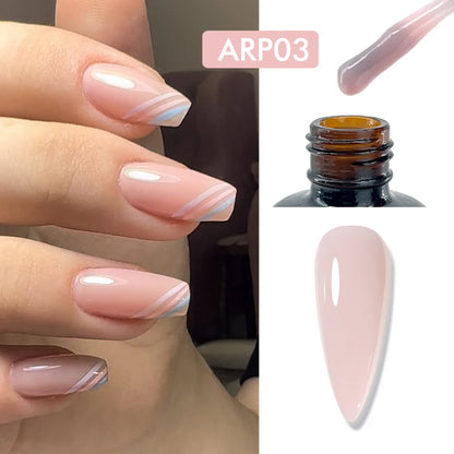 CHUNSHU 6 IN 1 Extension Gel 15ML Builder Nail Gel In A Bottle Semi Permanent Rubber Base Coat Self-leveling UV Construction Gel