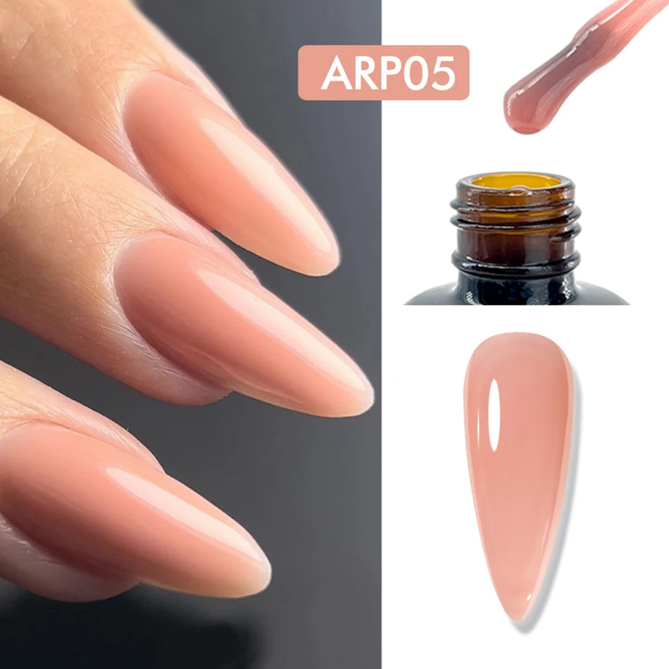 CHUNSHU 6 IN 1 Extension Gel 15ML Builder Nail Gel In A Bottle Semi Permanent Rubber Base Coat Self-leveling UV Construction Gel