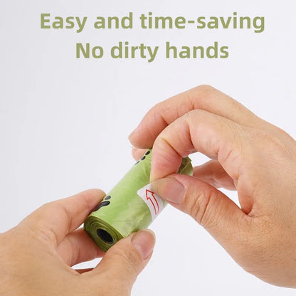 New 2025  Pet Biodegradable Trash Bag Dog Poop Bags Bulk