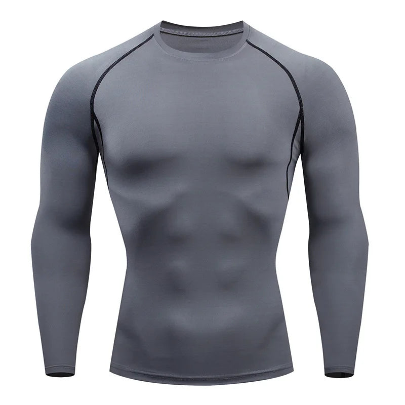 Men's T Shirt Outdoor Training Fitness Gym Jogging Running Sweatshirt 2025