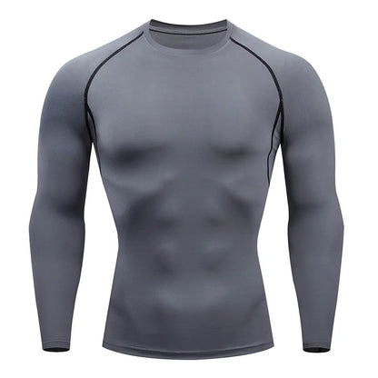 Men's T Shirt Outdoor Training Fitness Gym Jogging Running Sweatshirt 2025