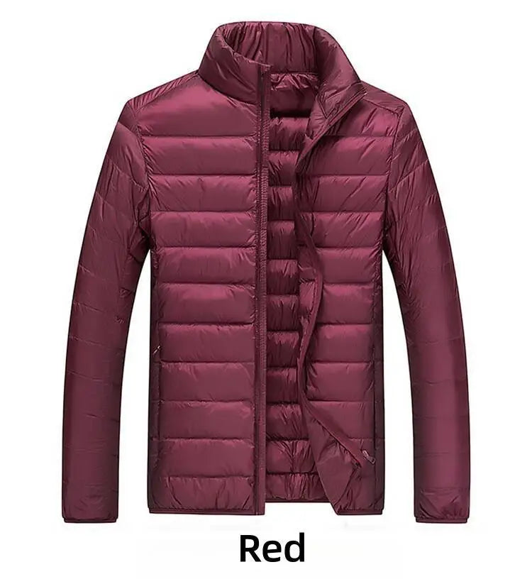 UETEEY Autumn Winter New Ultra Light White Duck Down Jacket Men Waterproof 2025