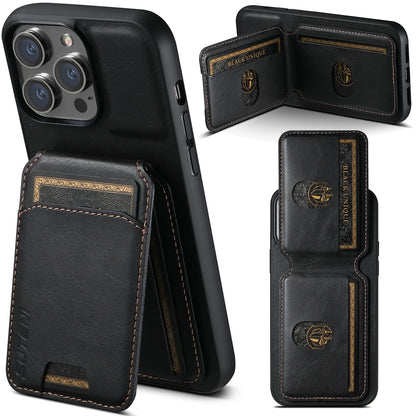 SUTENI Card Holder Leather Magnetic Pocket Cover Wallet Phone Case For iPhone X XS XR 11 12 13 14 15 Plus 16 Pro Max