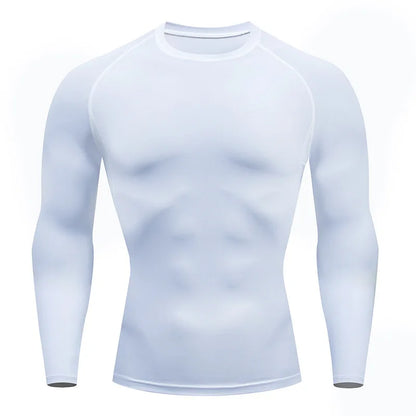 Men's T Shirt Outdoor Training Fitness Gym Jogging Running Sweatshirt 2025