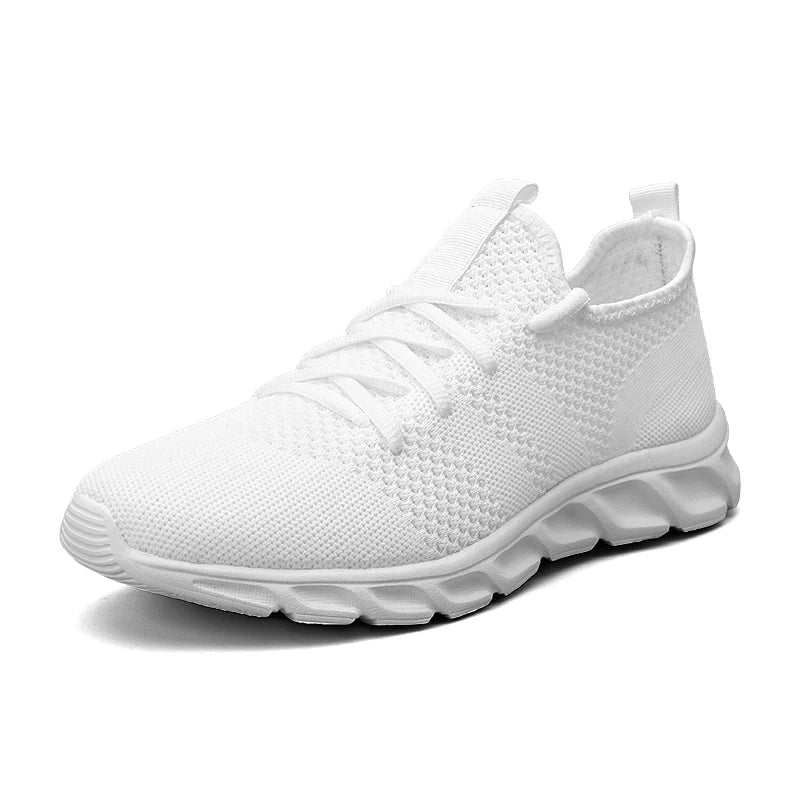 Men's casual sports shoes breathable summer light Soft sole comfort outdoor running shoes