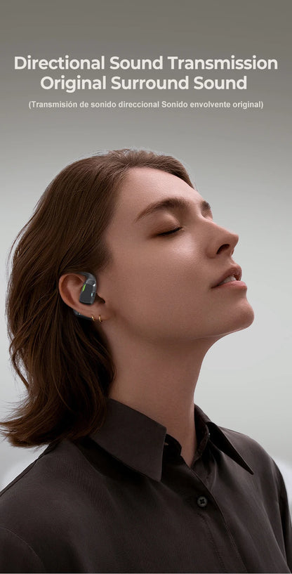 AI Earphone Translator Erazer XP6 Bluetooth Earphones Sleep ASMR Headset DIY Equalizer APP AI Wireless Headphones Office Travel
