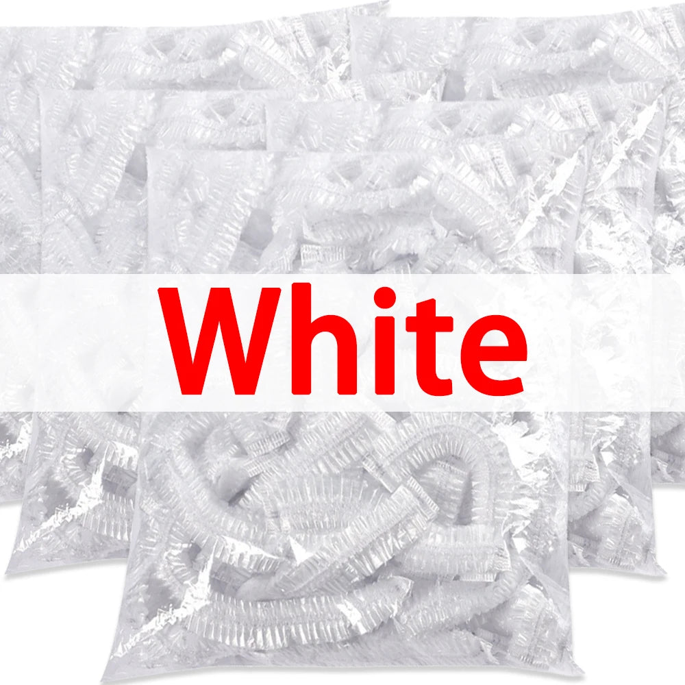 50/500PCS Disposable Elastic Food Covers – Plastic Stretch Wrap for Kitchen Storage