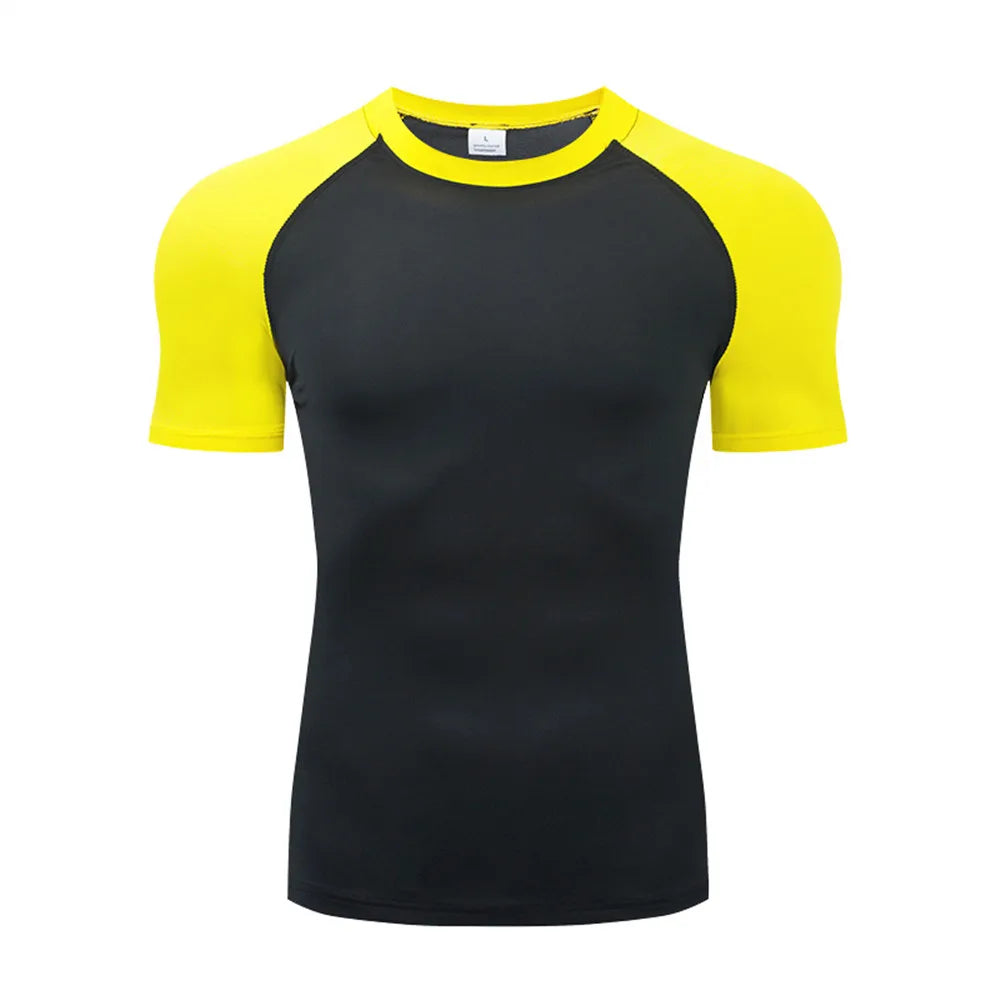 Men's T Shirt Outdoor Training Fitness Gym Jogging Running Sweatshirt 2025
