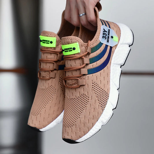 Men Casual Sneakers Summer Breathable Sport Shoes Lightweight Outdoor Mesh Running Shoes