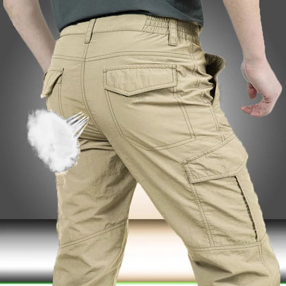 2025 Outdoor Waterproof Tactical Cargo Pants Men Breathable Summer Casual Army Military Long Trousers