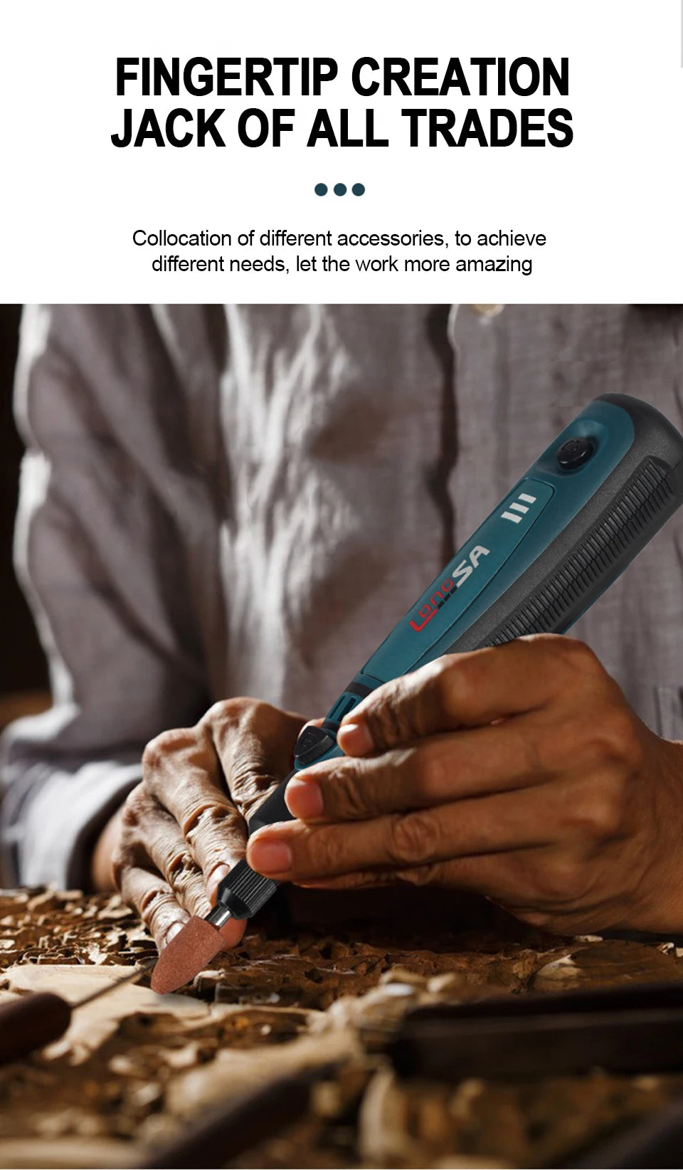 5000-10000-15000r Mini Grinder Engraver Pen Cordless Electric Grinder Set Engraving Grinding Machine Polisher Electric Drill Kit