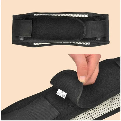 Adjustable Tourmaline Self Heating Magnetic Therapy Back Waist Support Belt