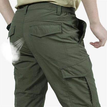2025 Outdoor Waterproof Tactical Cargo Pants Men Breathable Summer Casual Army Military Long Trousers