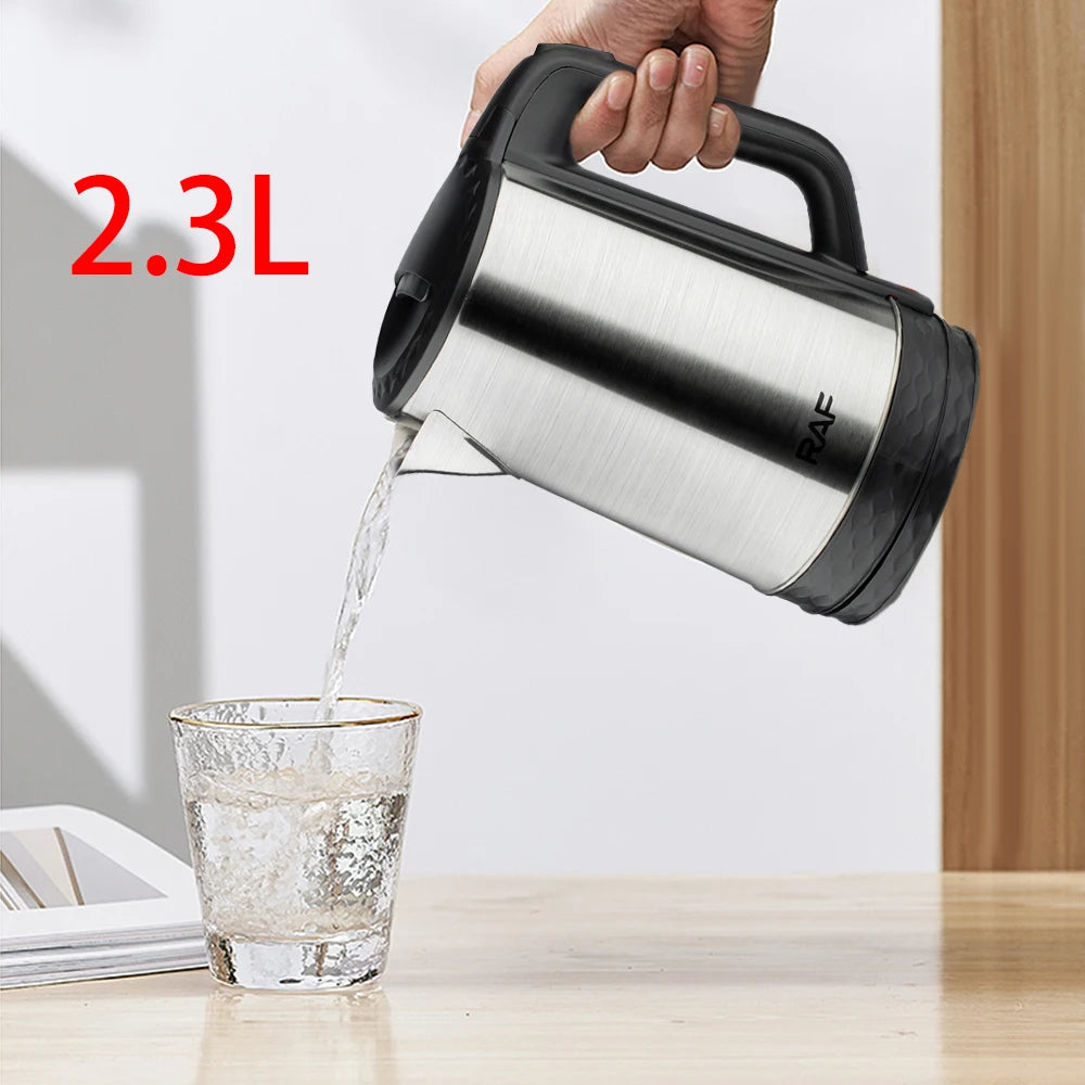 2.3L Electric Kettle Stainless Steel Kitchen Appliances Smart Kettle Whistle Kettle Samovar Tea Coffee Thermo Pot