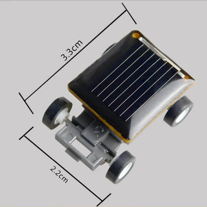 Solar Power Mini Sports Car Smaller Toy Car Educational Gadget Kids Gift Funny Racer