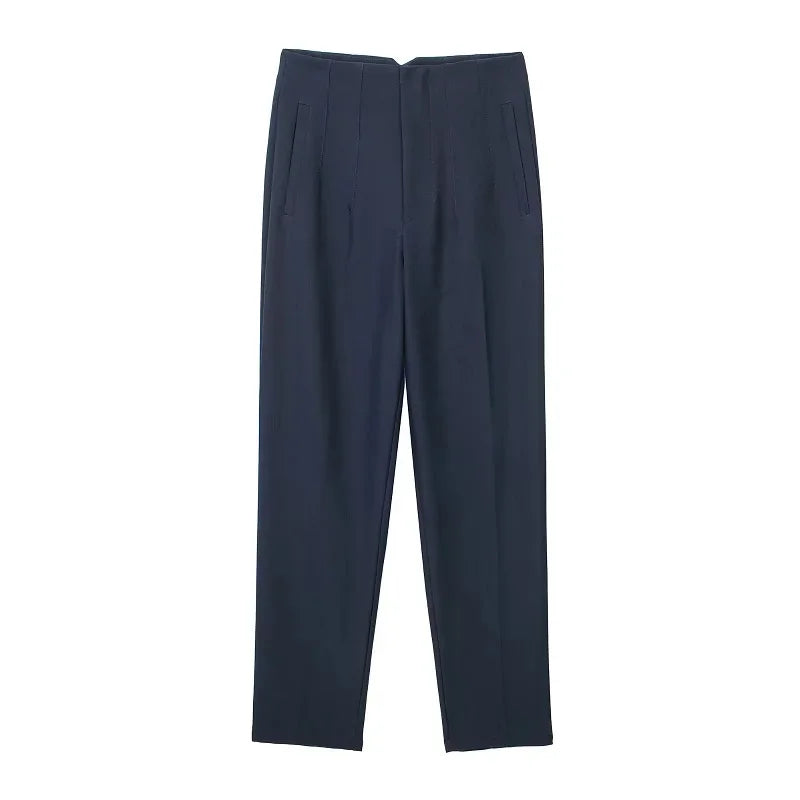 TRAF Fashion Office Wear High waist Pants for Women Formal Pants Office outfits
