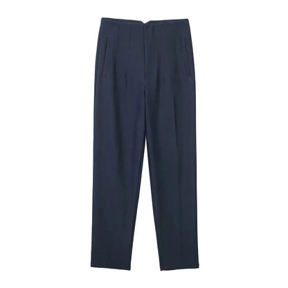 TRAF Fashion Office Wear High waist Pants for Women Formal Pants Office outfits