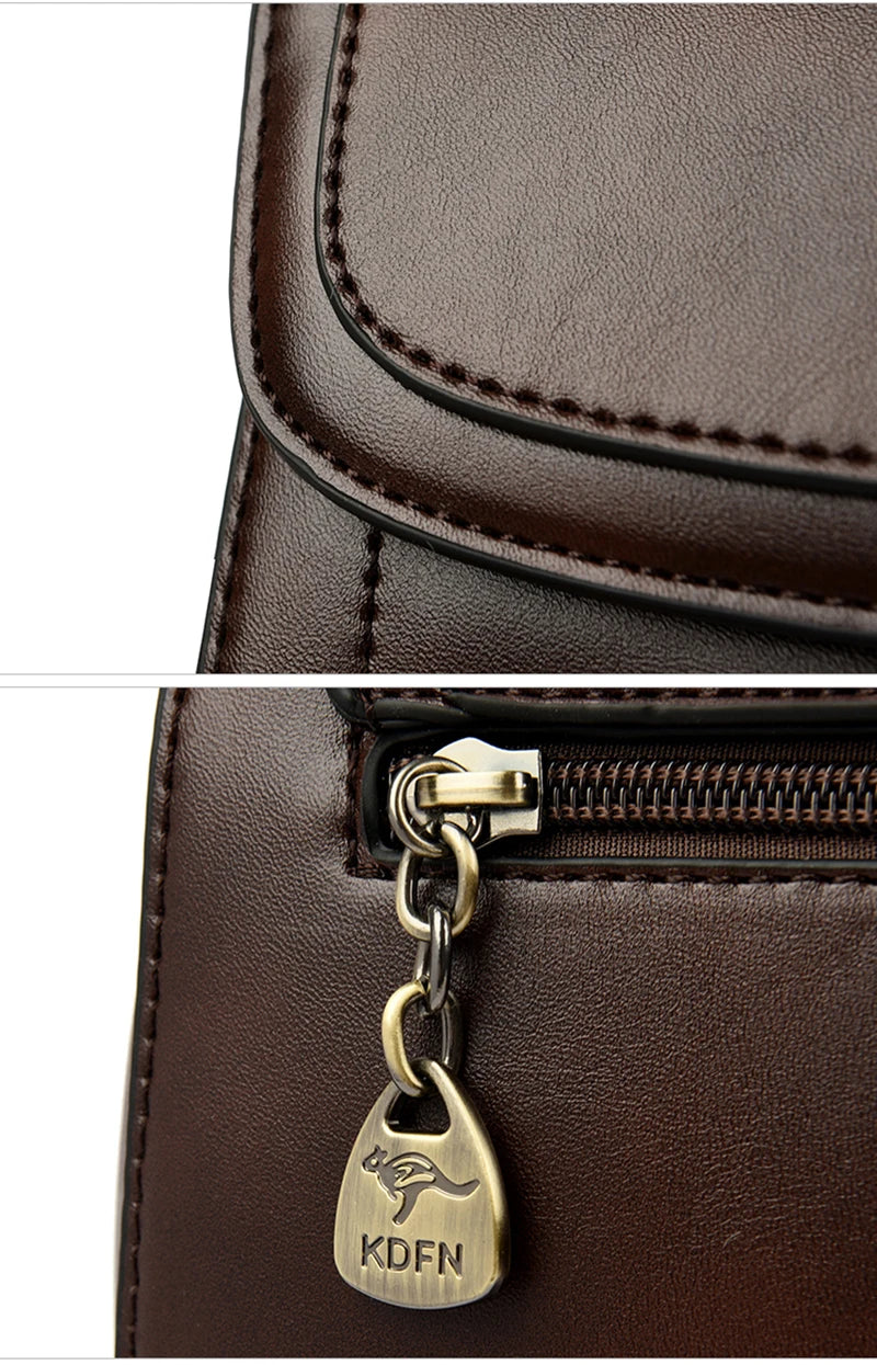 Premium Leather Crossbody Shoulder Bag – Elegant Designer Handbag for Women