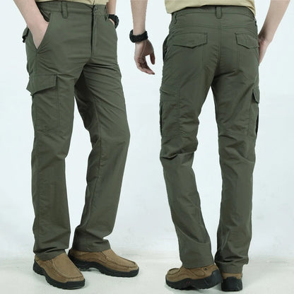 2025 Outdoor Waterproof Tactical Cargo Pants Men Breathable Summer Casual Army Military Long Trousers